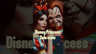 Disney Princess and Their new partners 💏🧑‍🤝‍🧑 #disnyprincess #disneyqueen #disney  #creepy