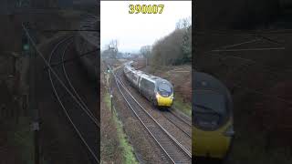 Pendolino 390107 near Preston