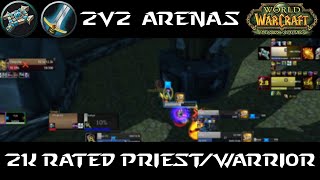 Smoothing Things Out - TBC Classic S1 Disc Priest/Warrior 2k+ 2v2 Arena - Lunyx