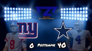 Dallas Cowboys vs New York Giants 9/10/23 | NFL Week 1 Postgame | Cowboys Blowout Win