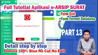 Tutorial Full Aplikasi Arsip Surat Userform UIUX VBA Excel #Part13