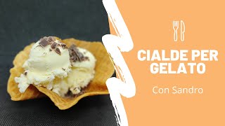 Cialde e coni gelato fatti in casa