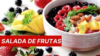 COMO FAZER SALADA DE FRUTAS [RÁPIDA]