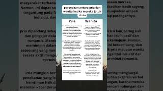 apa perbedaan wanita dan pria soal jatuh cinta?