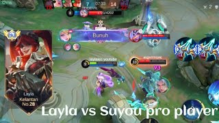 LAYLA VS SUYOU❗BUILD ONE SHOT ENEMY DELETE! GAME EPICOMBACK | build top 1 global Layla