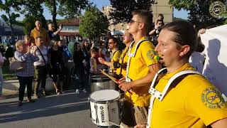 Sarajevo Drum Orchestra: maturantski defile osnovnih škola, Dobrinja 3.6.'21.