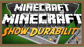 Durability Show Mod 1.12.2/1.10.2/1.7.10 & Tutorial Downloading And Installing For Minecraft