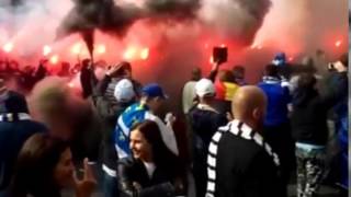 Bosnian Pyroshow in Brussels (Belgium vs. Belgium - 03/09/15)