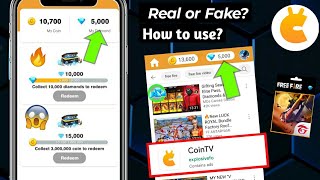 CoinTv app Real or Fake | Cointv app how to Use | Cointv Free Fire