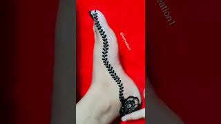 Amazing reverse leg mehndi।।beautiful foot mehndi design।।easy leg mehndi design।।latest mehndi