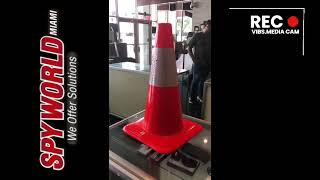 Hidden Camera Traffic Cone - SPY SHOP MIAMI