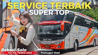 PRAMUGARI VIRAL❗❗ SERVICE TERBAIK❗❗- Trip Report Rosalia Indah SUPER TOP SHD 125 | Bekasi - Solo