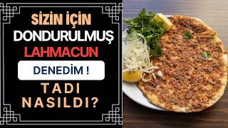 BİM │LAHMACUN DENEDİM │LEZZETHANE │FINDIK LAHMACUN │5 DAKİKADA HAZIR │İNCELEME │