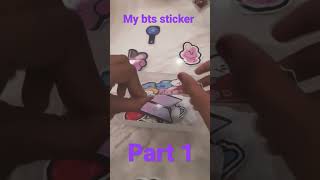 my bts stickers collection #youtube #art #youtubepartner #youtubeshorts #btsshorts #bts #stickers