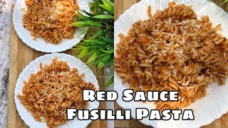 Fusilli Pasta in Red Sauce | Red Sauce Pasta Recipe | Easy Red Sauce Pasta Recipe |Hum Bihar Se Hain