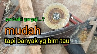 How to make wood sawtooth || Cara bikin gigi gergaji kayu