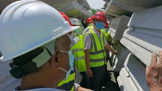 Segments Inspection at Karnaphuli Tunnel Construction Yard, Chattagrom