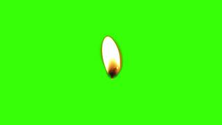 Candle Flame animation green screen videos