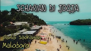 VLOG PANTAI SADRANAN LANJUT KE MALIOBORO || SEHARIAN DI JOGJA