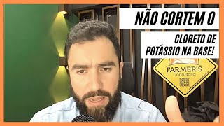 SOLO EM MÉDIA DE 5% DE POTÁSSIO, POSSO CORTAR O POTÁSSIO NA BASE? - Eng. José Eduardo Ferrari