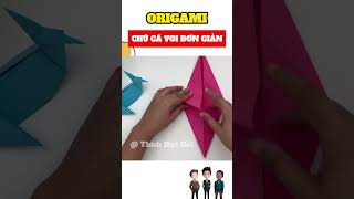 Gấp cá voi bằng giấy Origami #trending #tintuc #khampha #giaitri #funny #yeah #phimhay #reviewphim