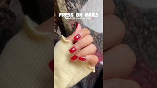 Tried for the first time😻💅🏼 #pressonnails #ytshortsvideo #explore #trendongshorts #shorts #nails