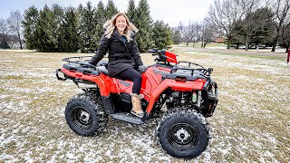 Does She Approve Of The New 4 Wheeler?! (I'd Say So!)