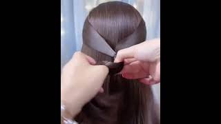 Hair style  tutorial for  ladies  easy and beautiful /style # 16