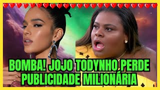 💥 BOMBA! Jojo Todynho perde publicidade MILIONÁRIA para Bruna Marquezine,Últimas Nóticias.