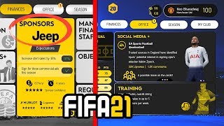 FIFA 21 - 5 COSE CHE ANCHE TU AL 99.9% VUOI nella CARRIERA ALLENATORE