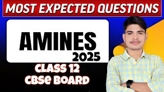 AMINES || class 12 || most expected question 2025 board || #cbseboard || #amines #chemistry12 ||