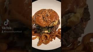 Unwrapping The Mushroom Burger From Woodfire Burger   #shorts #foodvideo #viralshorts