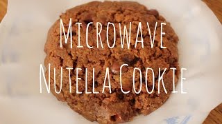 3-Minute Microwave Nutella Cookie | sweetco0kiepie