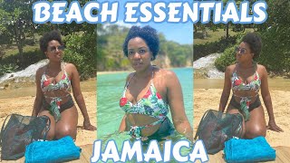 WHAT TO BRING TO THE BEACH IN JAMAICA | WHAT’S IN MY BEACH BAG | BEACH ESSENTIALS