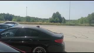 BMW E60 M5 Manual - AMERICANO 2nd Gear Burnout