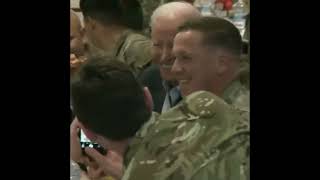 Brandon Snarfles Down Pizza As Troops Look On (watch their reactions) 🤣