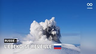 Le stratovolcan Ebeko s'est réveillé sur l'île de Paramushir