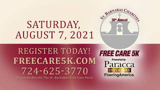 St. Barnabas Charities Free Care 5K Run/Walk - 2021