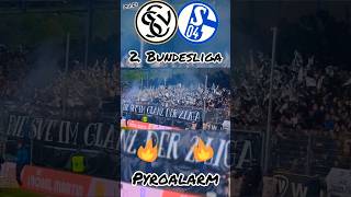 SV Elversberg Pyro vs. Schalke 19.4.24 #pyroalarm #sve #s04