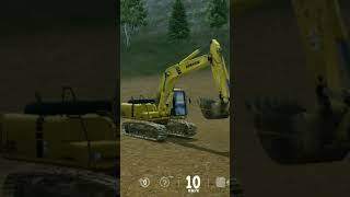 game excavator backhoe keruk tanah - heavy machine & mining simulator - android gameplay