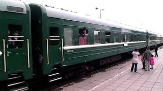 Train Departing Ulaanbaatar for Moscow 2   2010 mpg