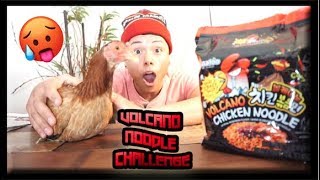 Volcano Noodle Challenge | Is No Joke Don't Do It