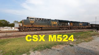 CSX M524 in Athens with 3436, 3002