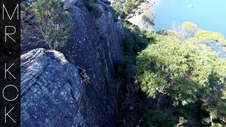 Climbing in Barrenjoey