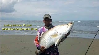 Minnow 15 gram!! takhlukan barramundi 20 kg