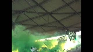 Hannover 96 - Werder Bremen  04.10.2015 | Werder Bremen pyroshow |