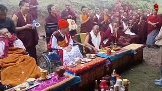 An Indian guy sings a Bhutanese song to Buddhist Master