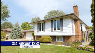 SOLD! 354 Fairway Cres, Tecumseh ON | 3+1 Bedrooms; 2 Baths | House for Sale | $649,905