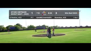 2022-10-23 - Full AB - Hard grounder off pitcher’s foot