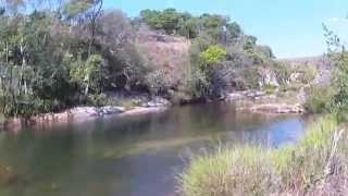 Trail serra da Canastra curtindo a cachoeira I